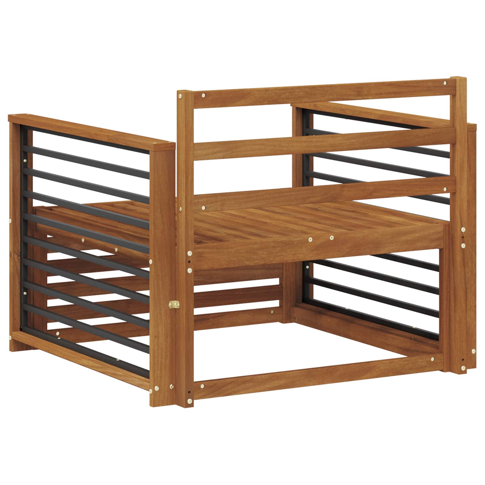 2 Stück Outdoor-Sofa Natur