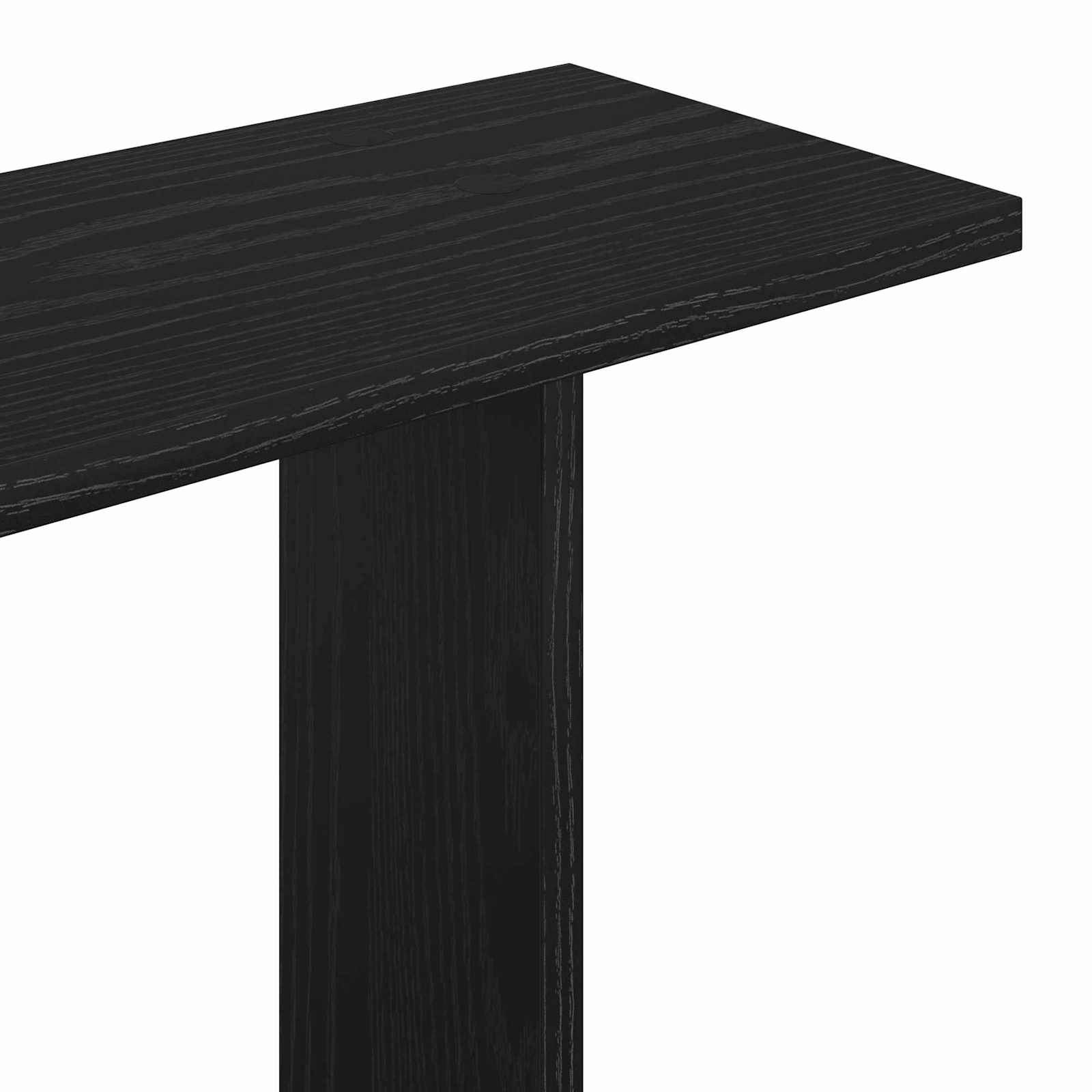 Wandeinheit Schwarz 102 x 20 x 130 cm Holzwerkstoff