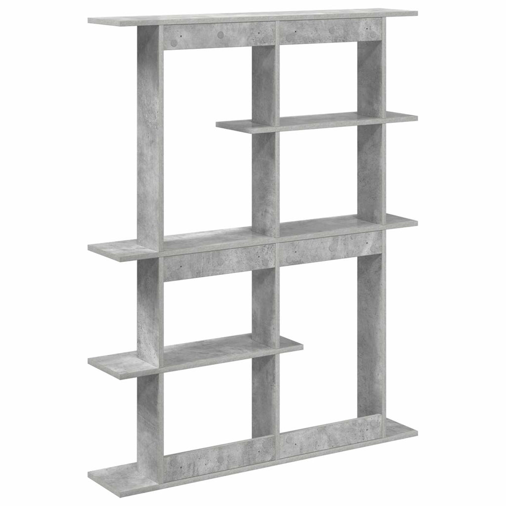 Wandeinheit Grau 102 x 20 x 130 cm Holzwerkstoff