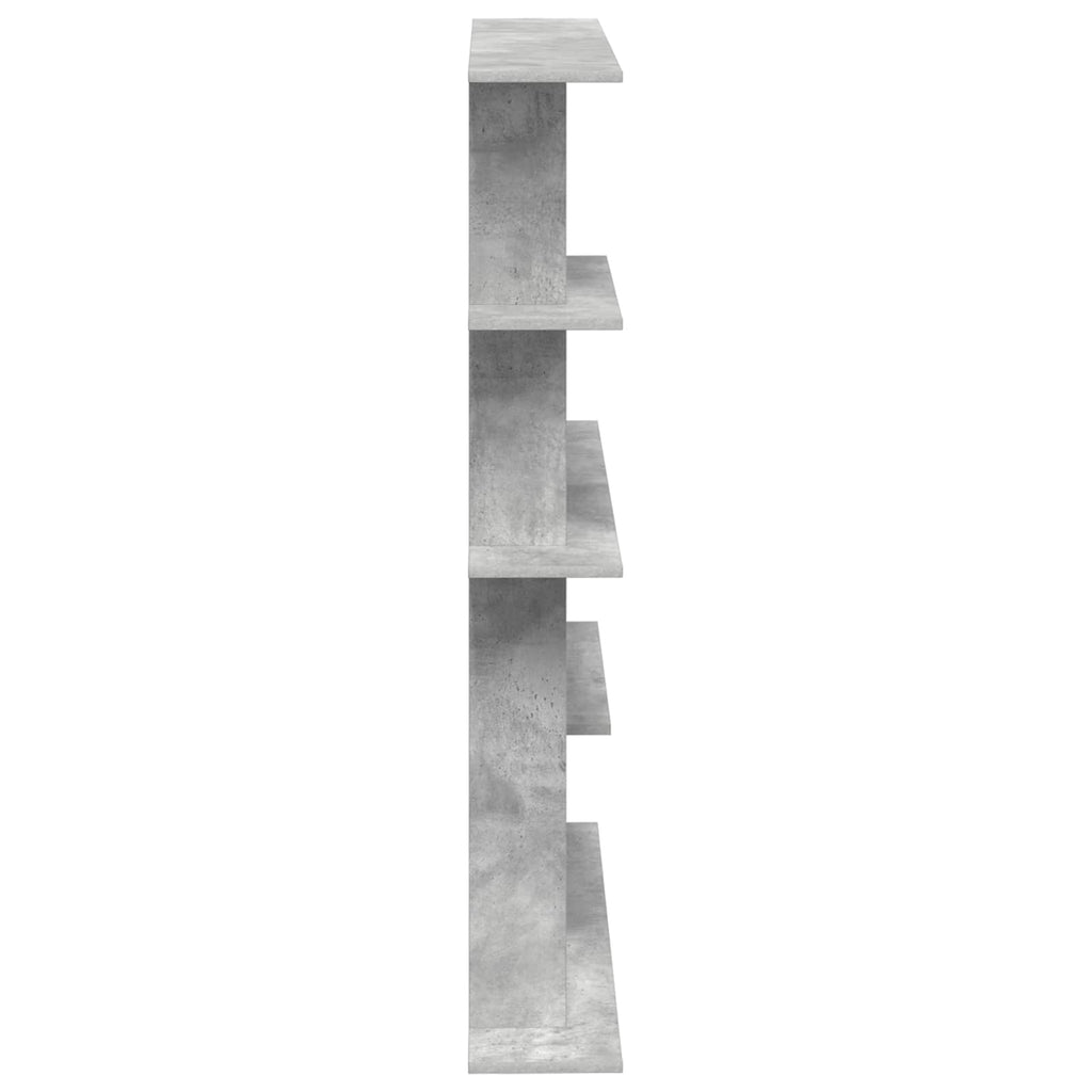 Wandeinheit Grau 102 x 20 x 130 cm Holzwerkstoff