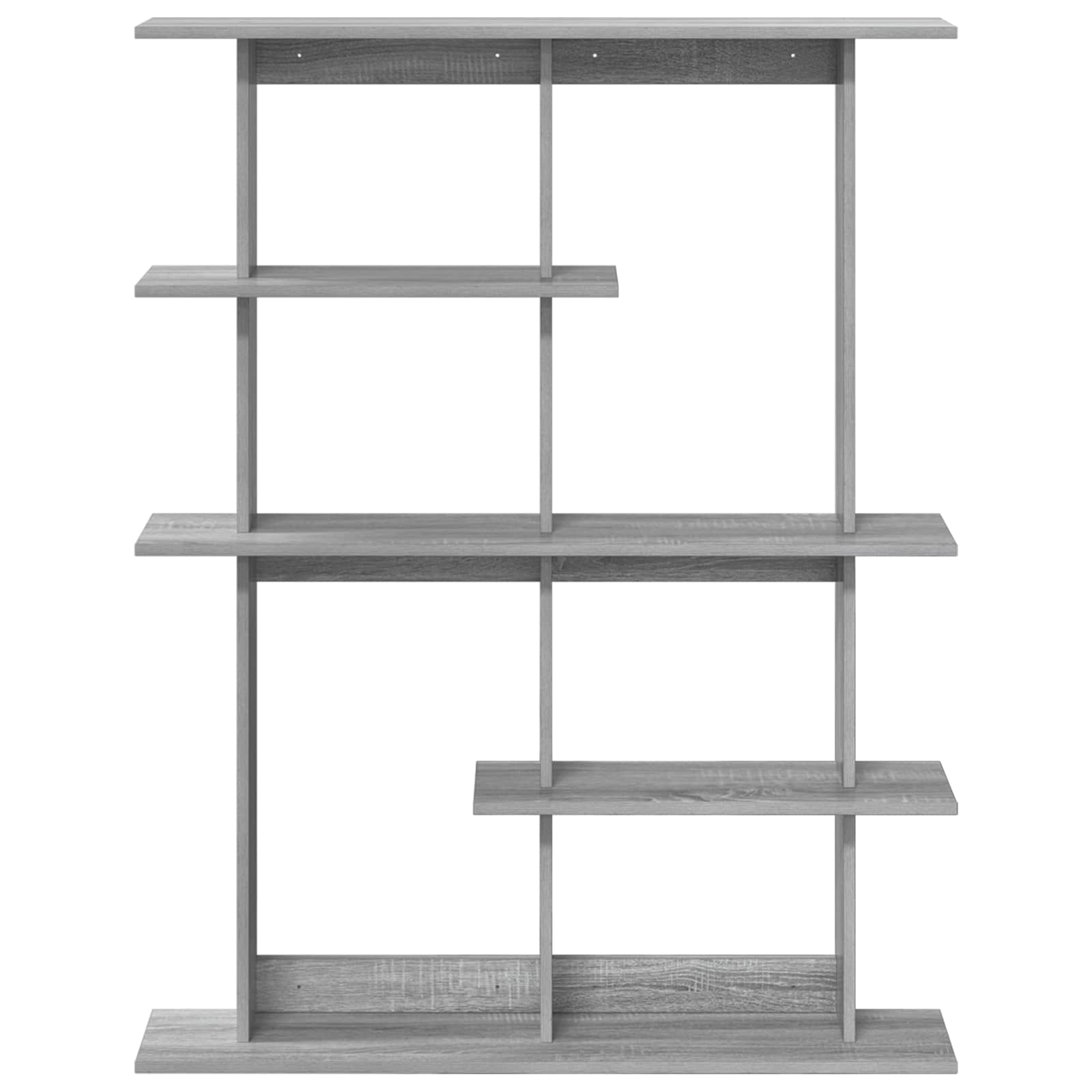 Wandeinheit Grau 102 x 20 x 130 cm Holzwerkstoff
