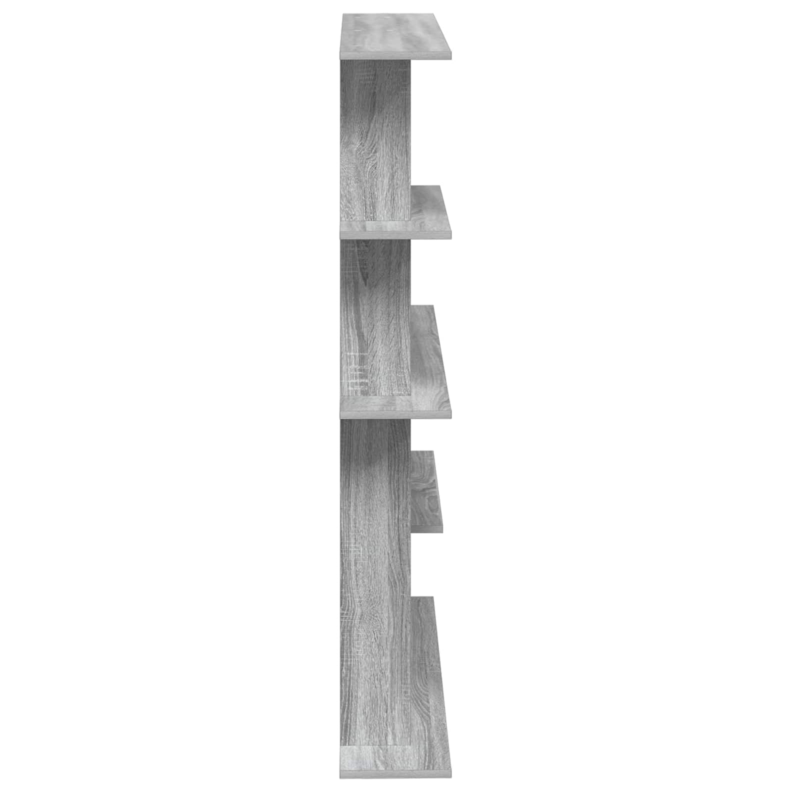 Wandeinheit Grau 102 x 20 x 130 cm Holzwerkstoff