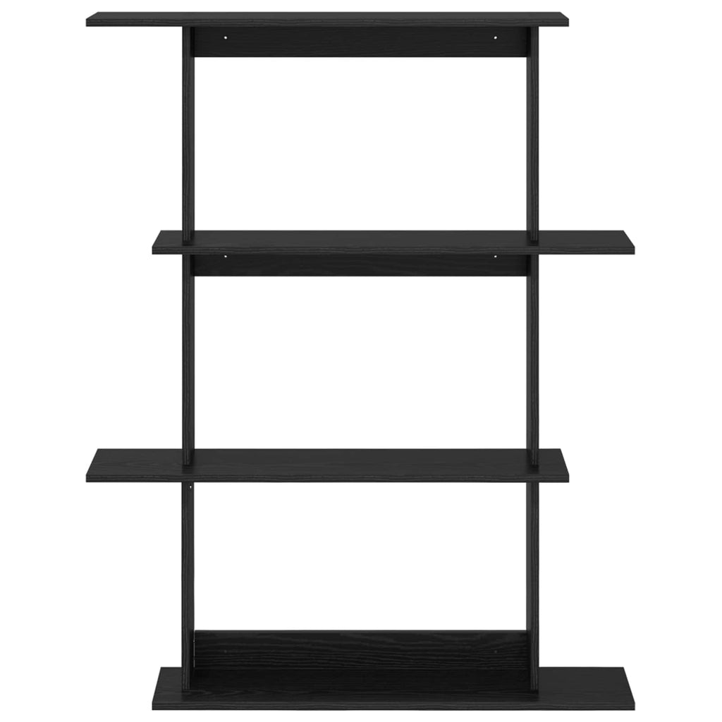 Wandeinheit Schwarz 100 x 20 x 126 cm Holzwerkstoff