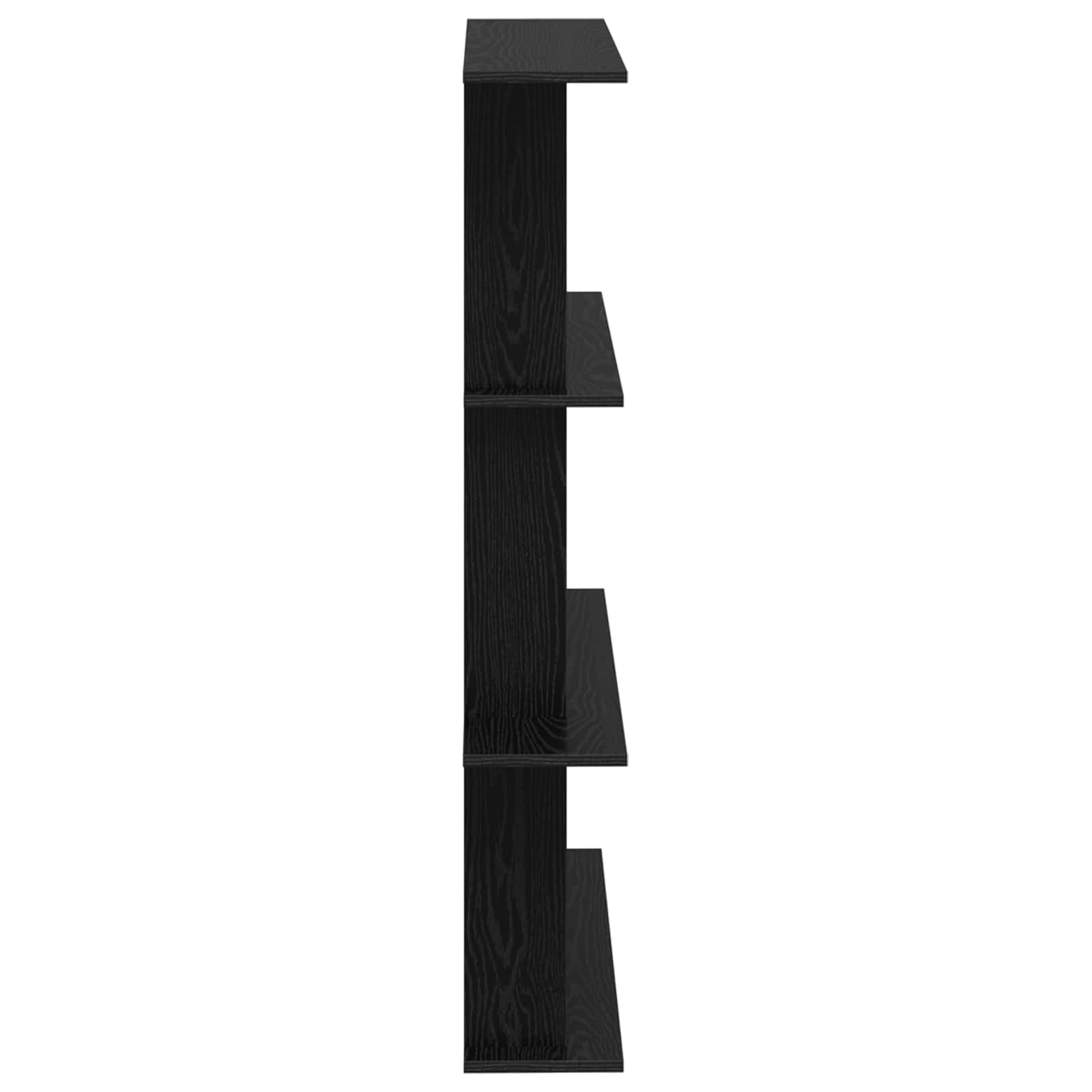 Wandeinheit Schwarz 100 x 20 x 126 cm Holzwerkstoff