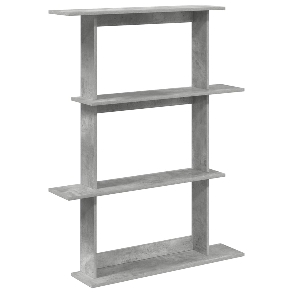 Wandeinheit Grau 100 x 20 x 126 cm Holzwerkstoff