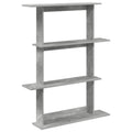 Wandeinheit Grau 100 x 20 x 126 cm Holzwerkstoff
