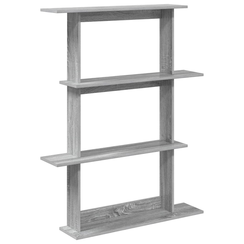 Wandeinheit Grau 100 x 20 x 126 cm Holzwerkstoff