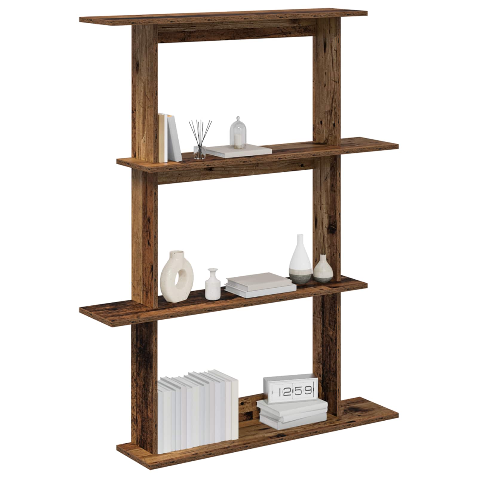 Wandeinheit Braun 100 x 20 x 126 cm Holzwerkstoff