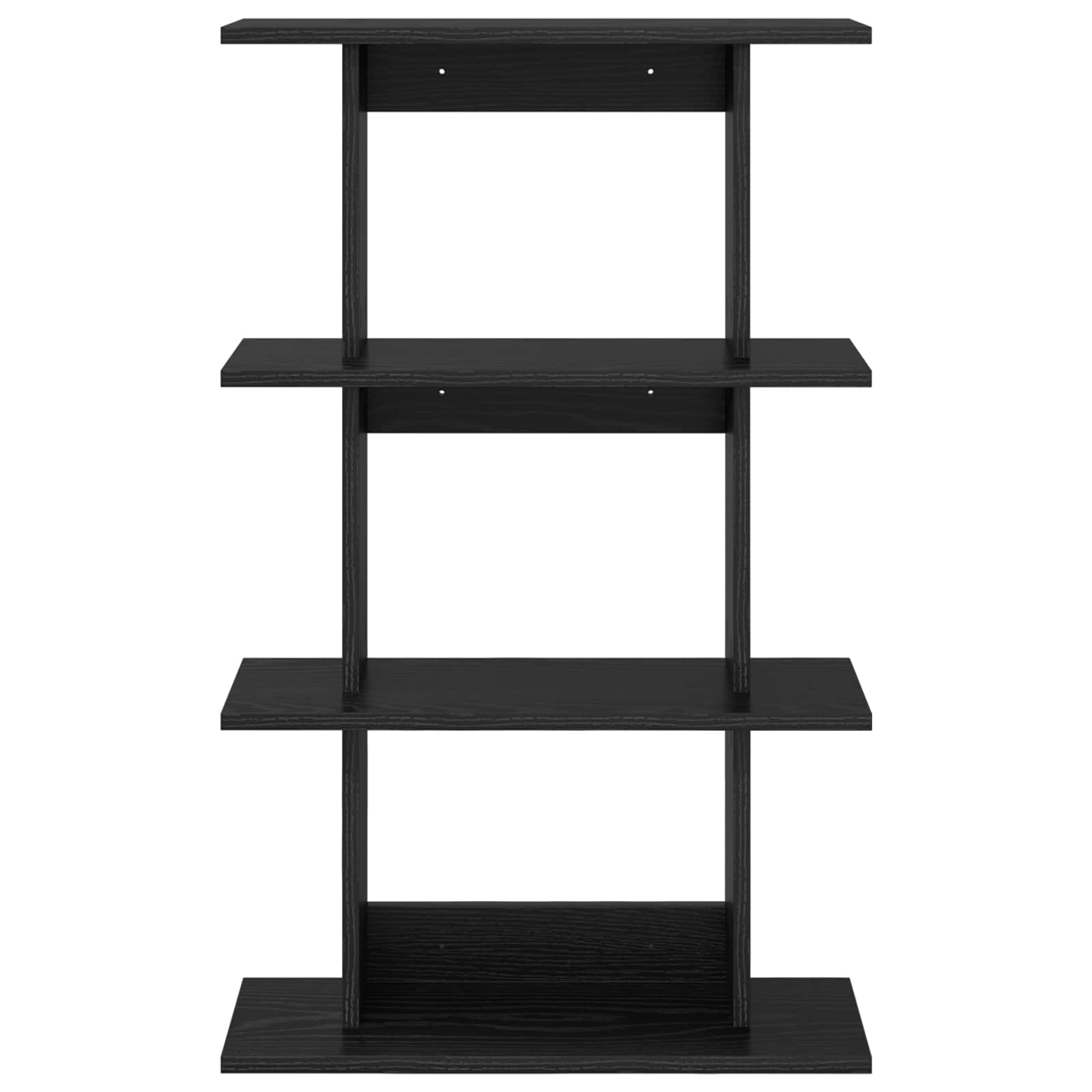 Wandregal Wandhalterung Schwarz 56 x 20 x 90 cm Holzwerkstoff