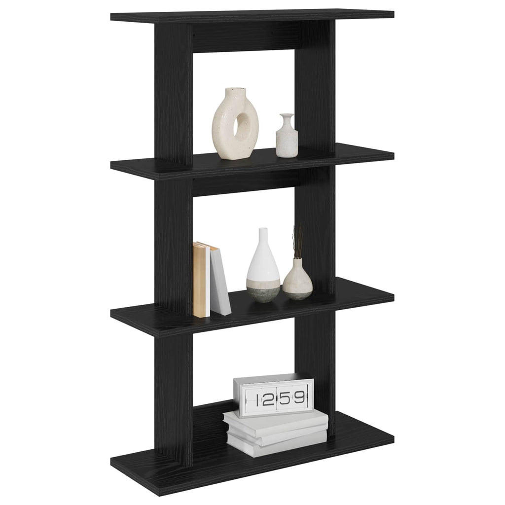 Wandregal Wandhalterung Schwarz 56 x 20 x 90 cm Holzwerkstoff