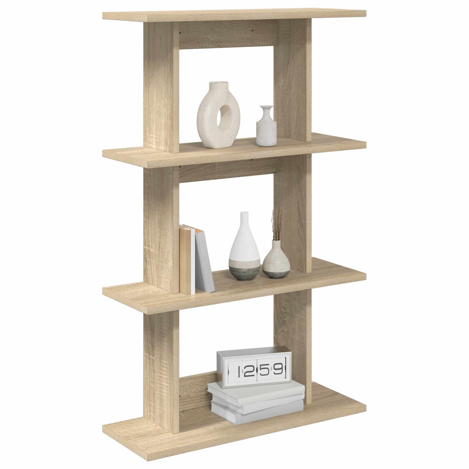 Wandregal Wandhalterung Braun 56 x 20 x 90 cm Holzwerkstoff