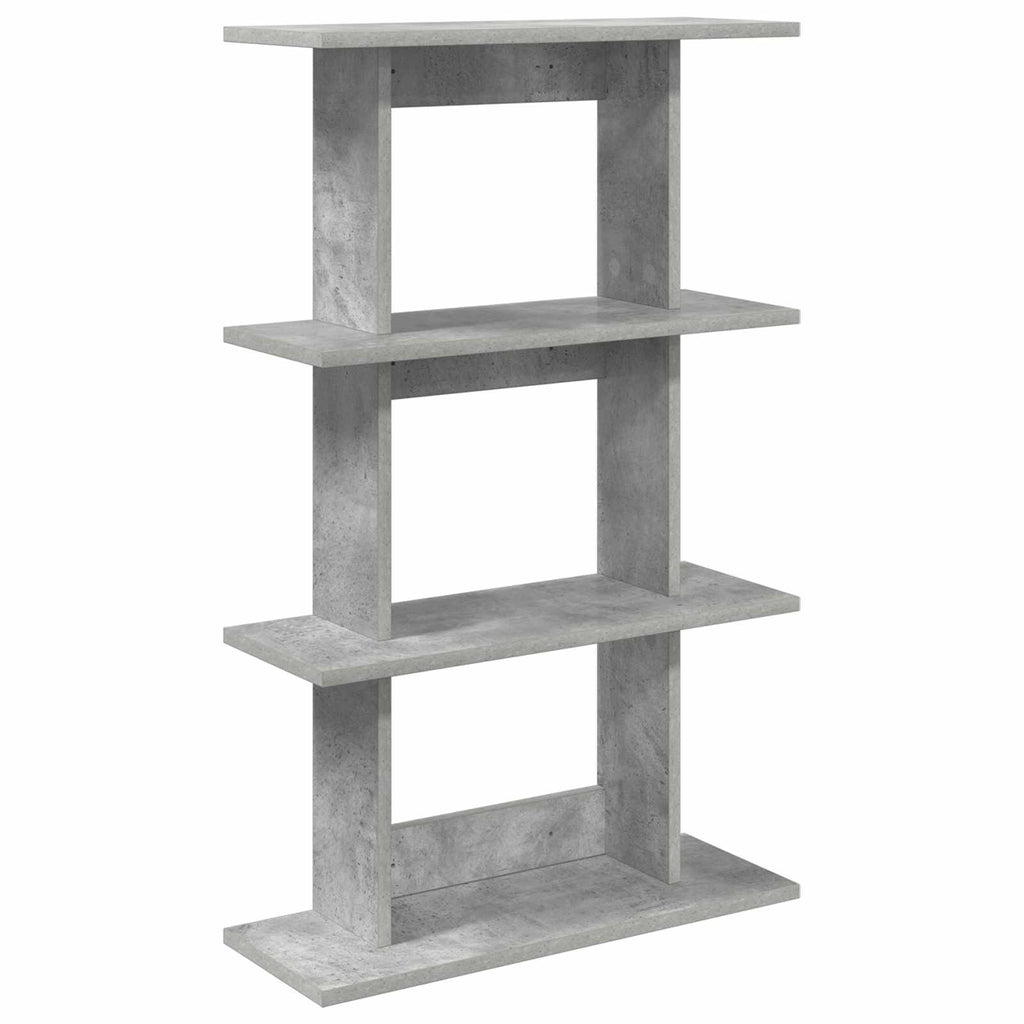 Wandregal Wandhalterung Grau 56 x 20 x 90 cm Holzwerkstoff