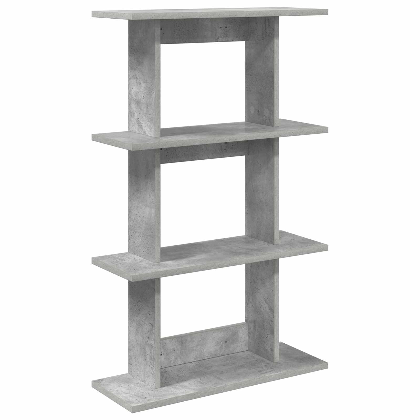 Wandregal Wandhalterung Grau 56 x 20 x 90 cm Holzwerkstoff