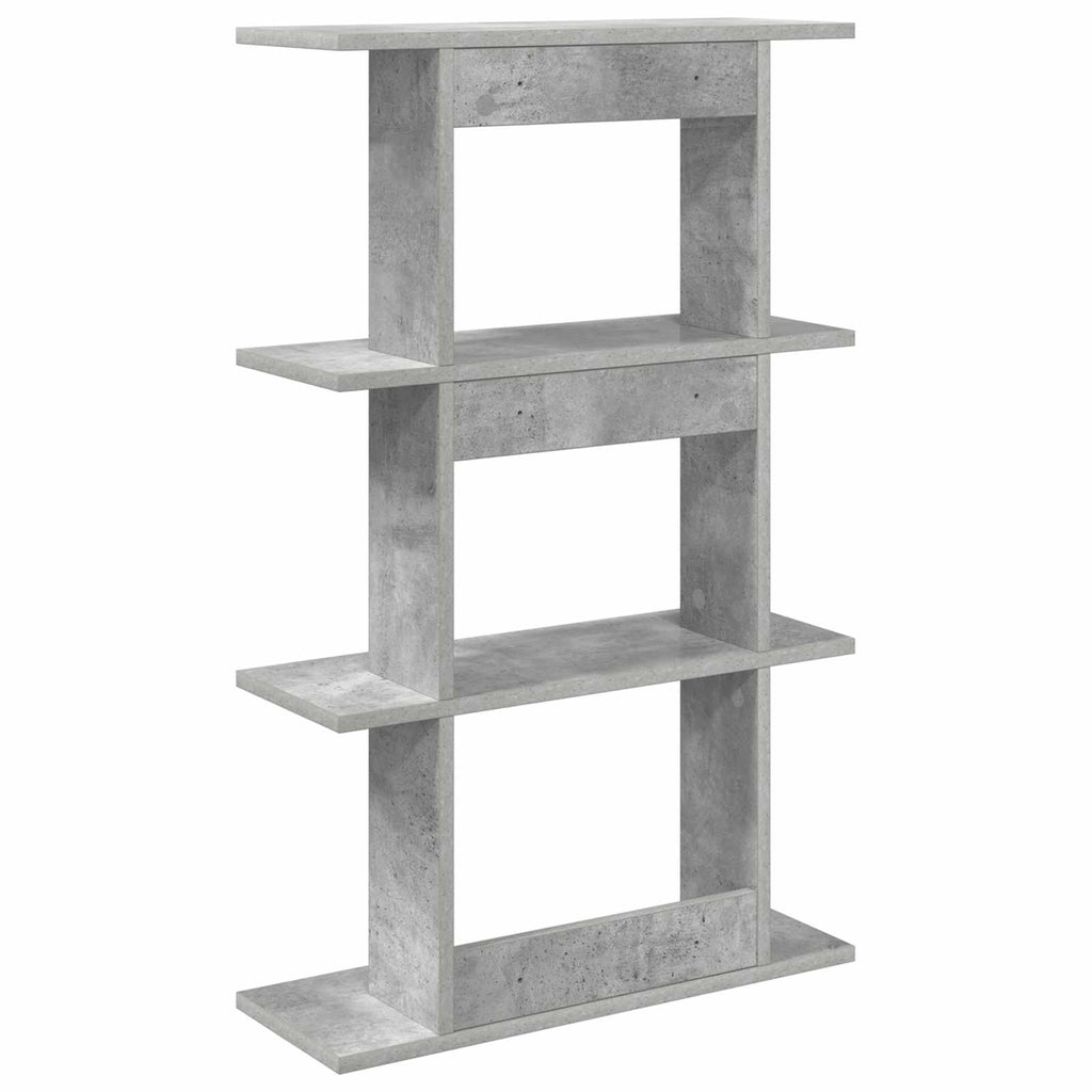Wandregal Wandhalterung Grau 56 x 20 x 90 cm Holzwerkstoff