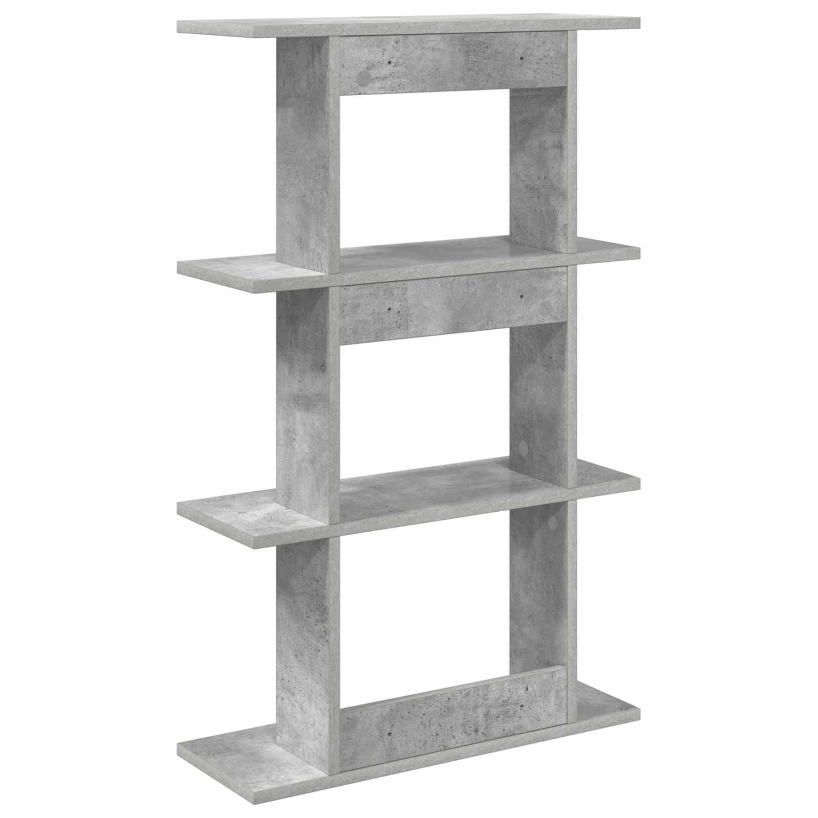 Wandregal Wandhalterung Grau 56 x 20 x 90 cm Holzwerkstoff