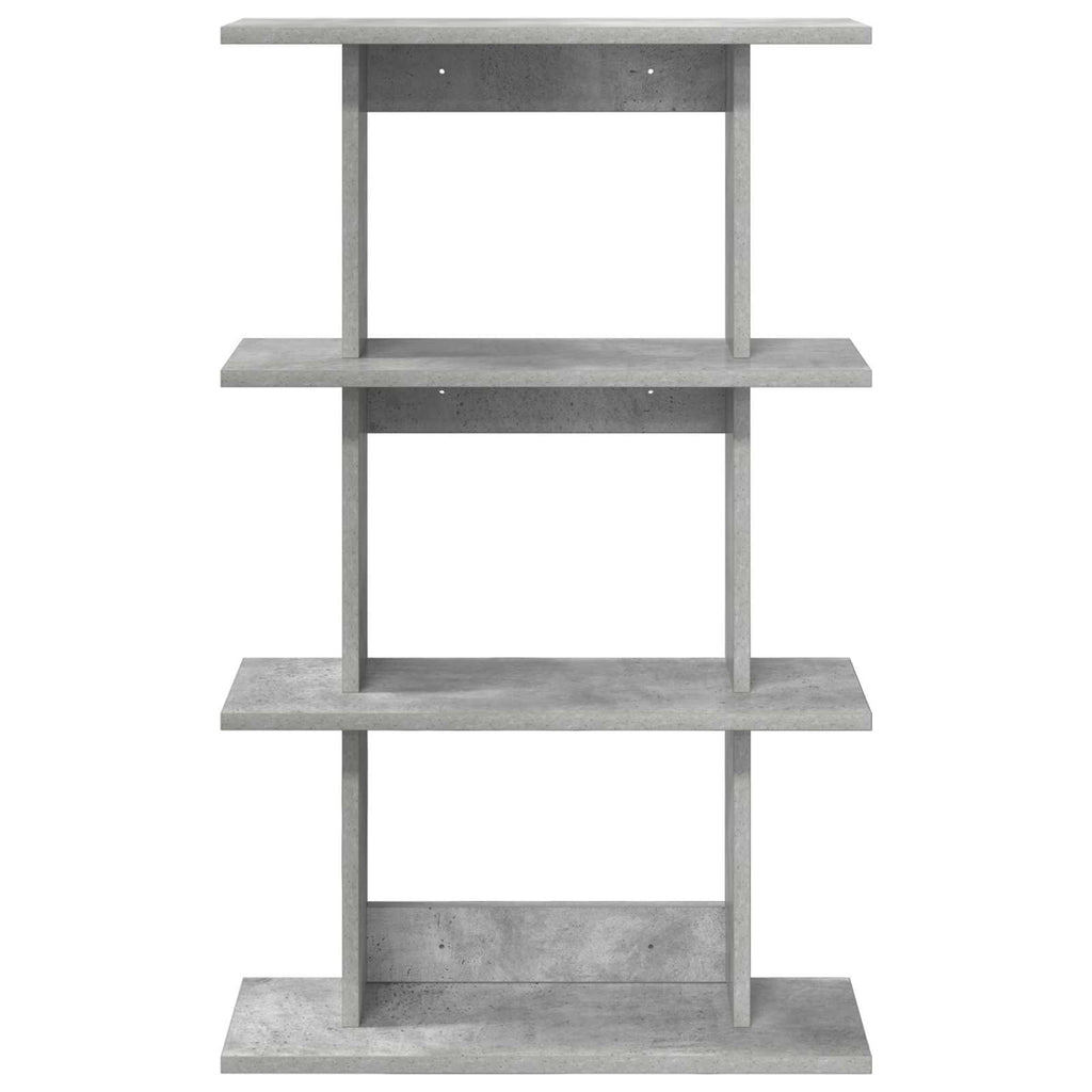 Wandregal Wandhalterung Grau 56 x 20 x 90 cm Holzwerkstoff