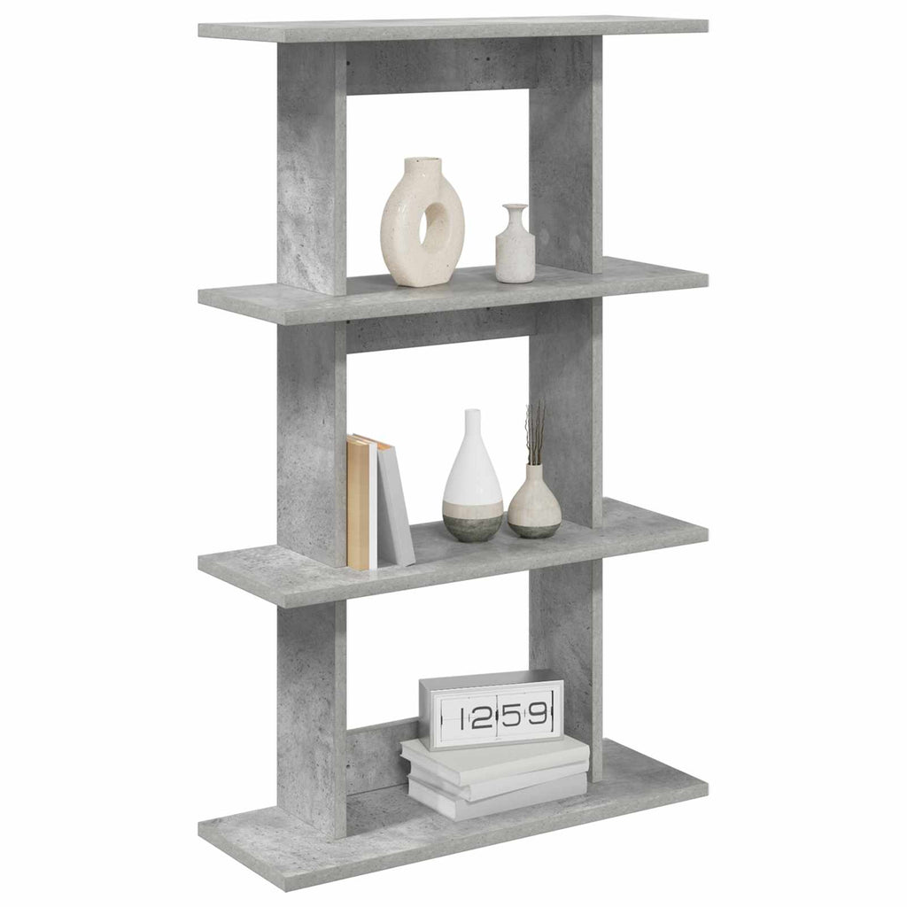 Wandregal Wandhalterung Grau 56 x 20 x 90 cm Holzwerkstoff