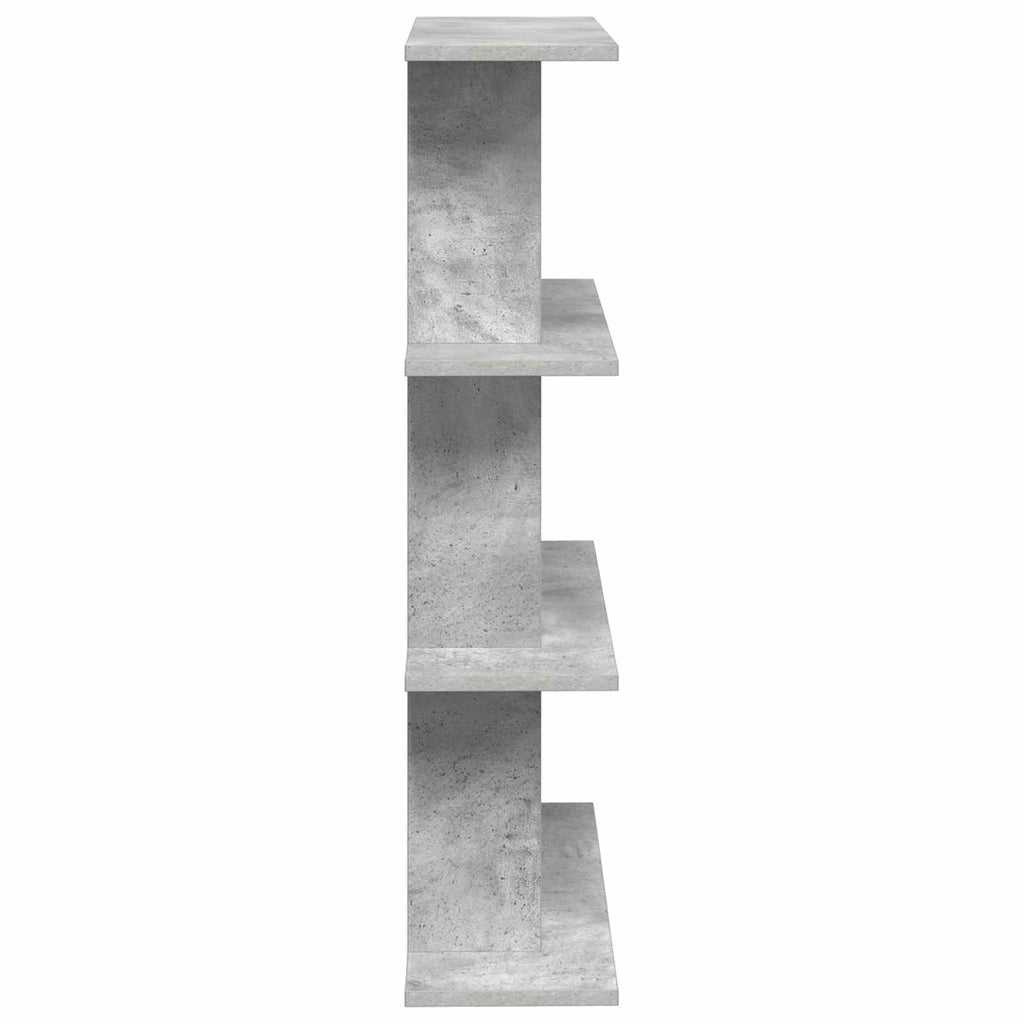 Wandregal Wandhalterung Grau 56 x 20 x 90 cm Holzwerkstoff