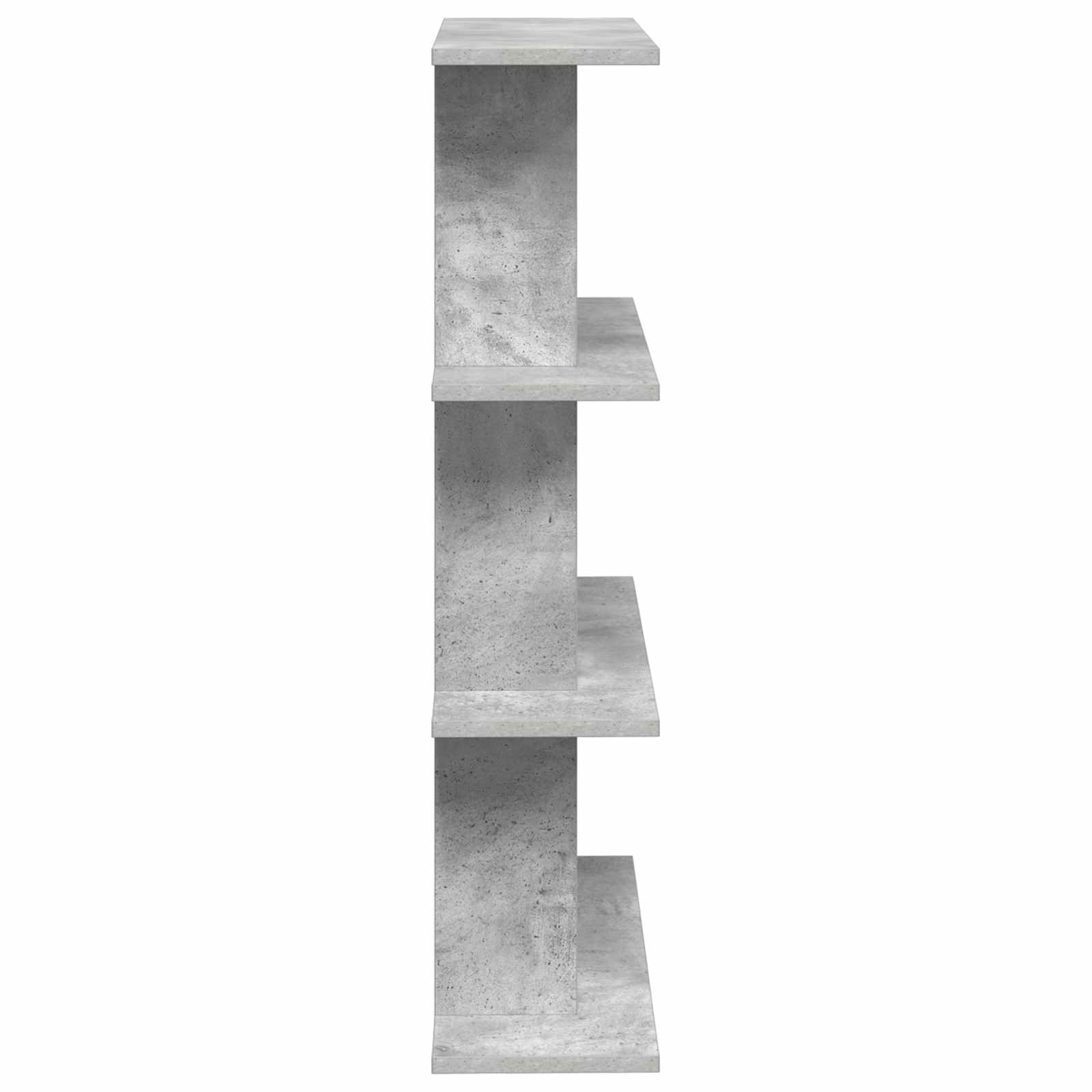 Wandregal Wandhalterung Grau 56 x 20 x 90 cm Holzwerkstoff
