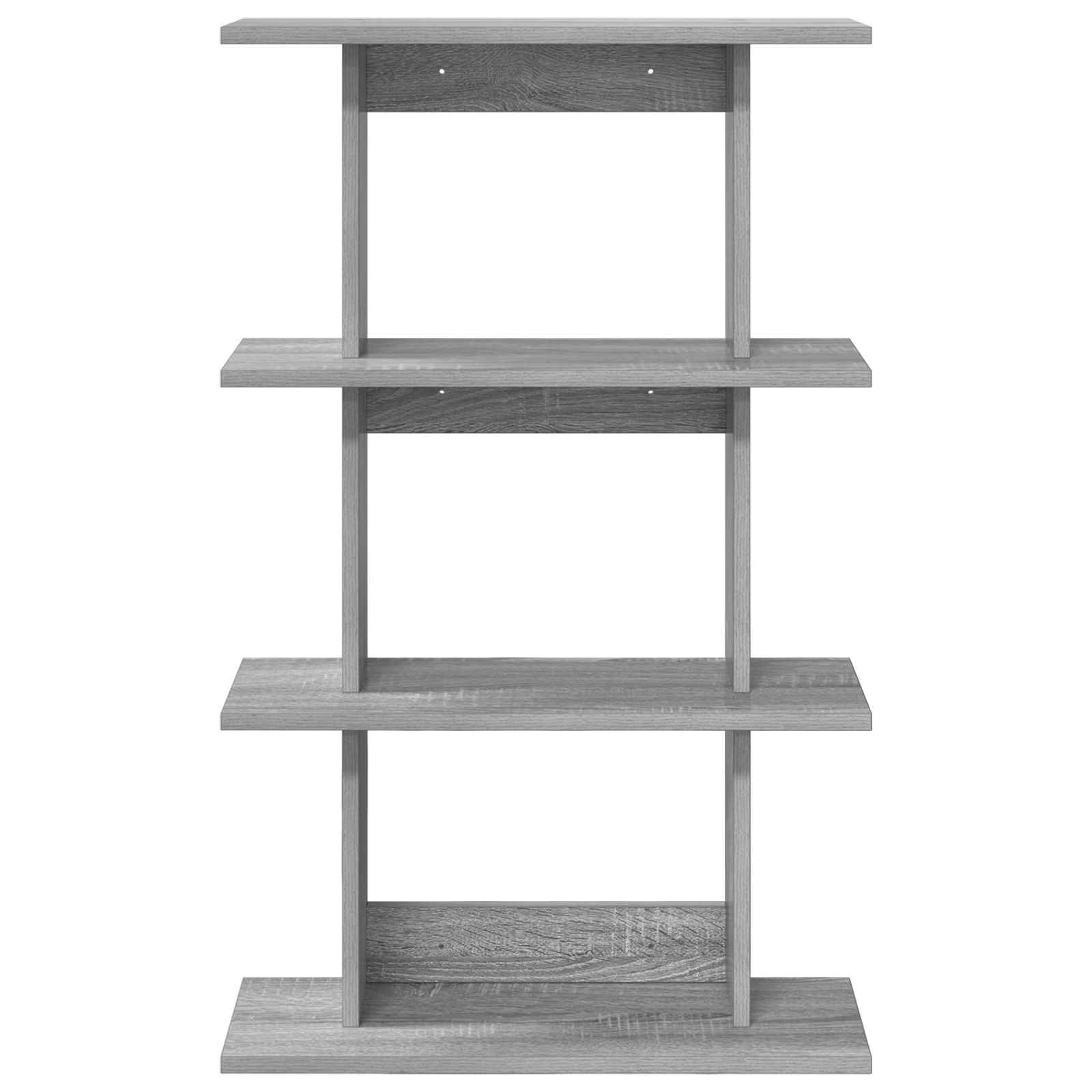 Wandregal Wandhalterung Grau 56 x 20 x 90 cm Holzwerkstoff