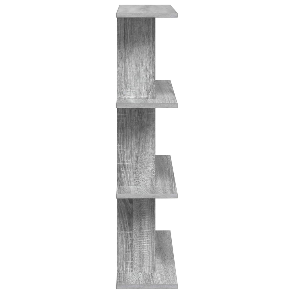 Wandregal Wandhalterung Grau 56 x 20 x 90 cm Holzwerkstoff