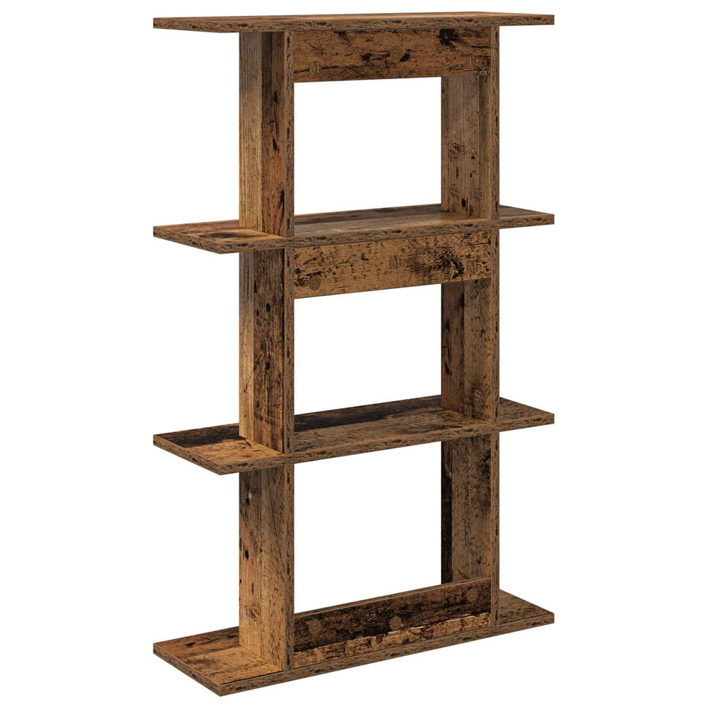 Wandregal Wandhalterung Braun 56 x 20 x 90 cm Holzwerkstoff