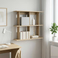 Wandregal Wandhalterung Braun 80 x 20 x 75 cm Holzwerkstoff