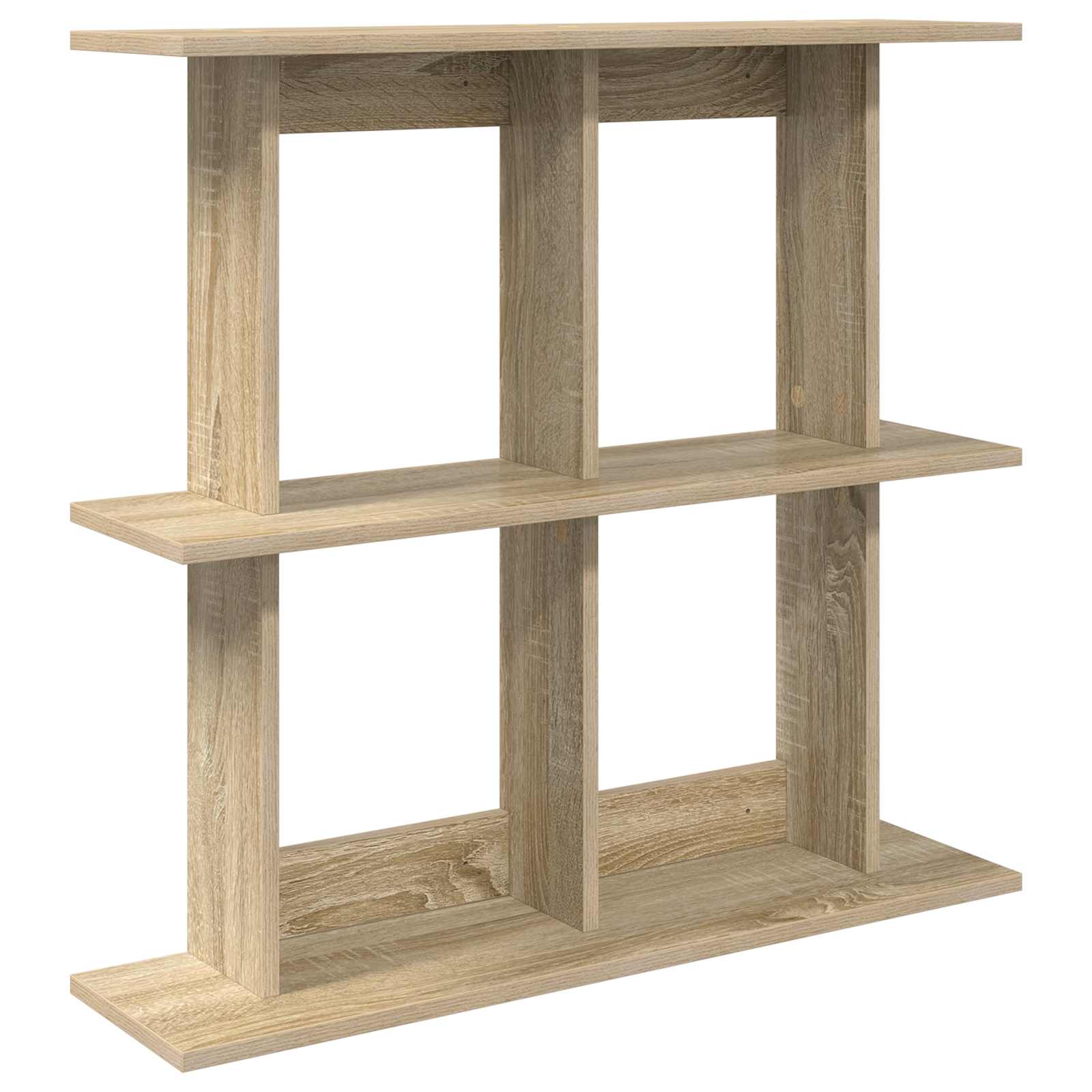Wandregal Wandhalterung Braun 80 x 20 x 75 cm Holzwerkstoff