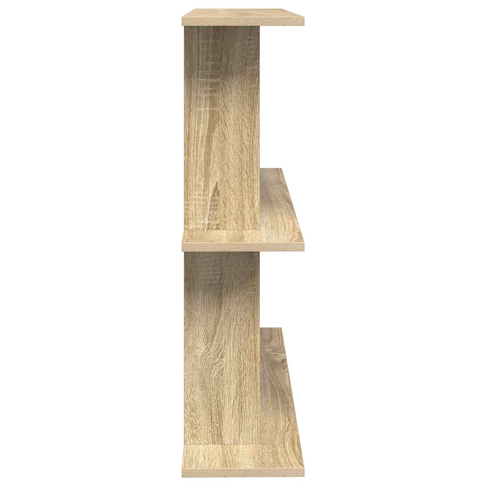 Wandregal Wandhalterung Braun 80 x 20 x 75 cm Holzwerkstoff