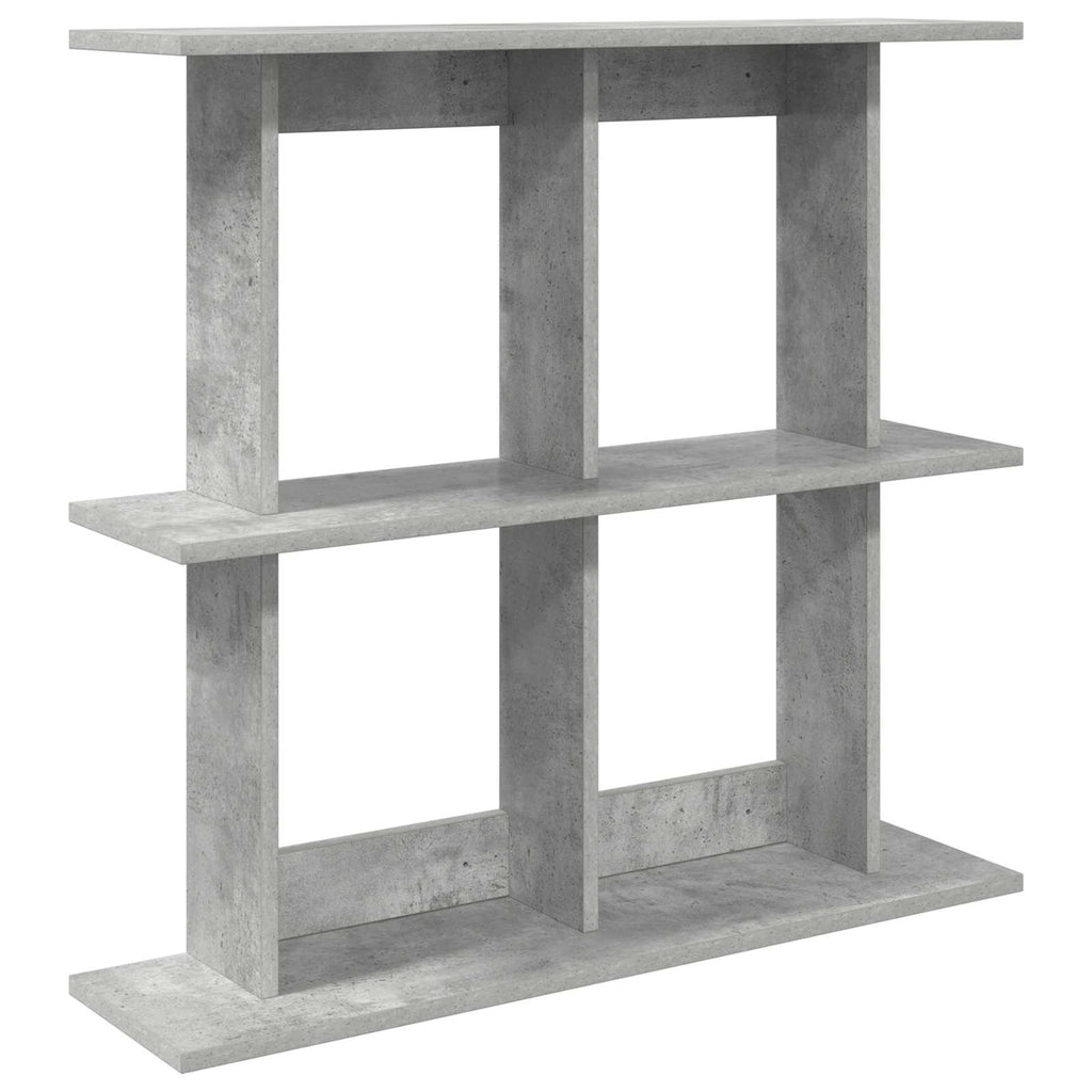 Wandregal Wandhalterung Grau 80 x 20 x 75 cm Holzwerkstoff