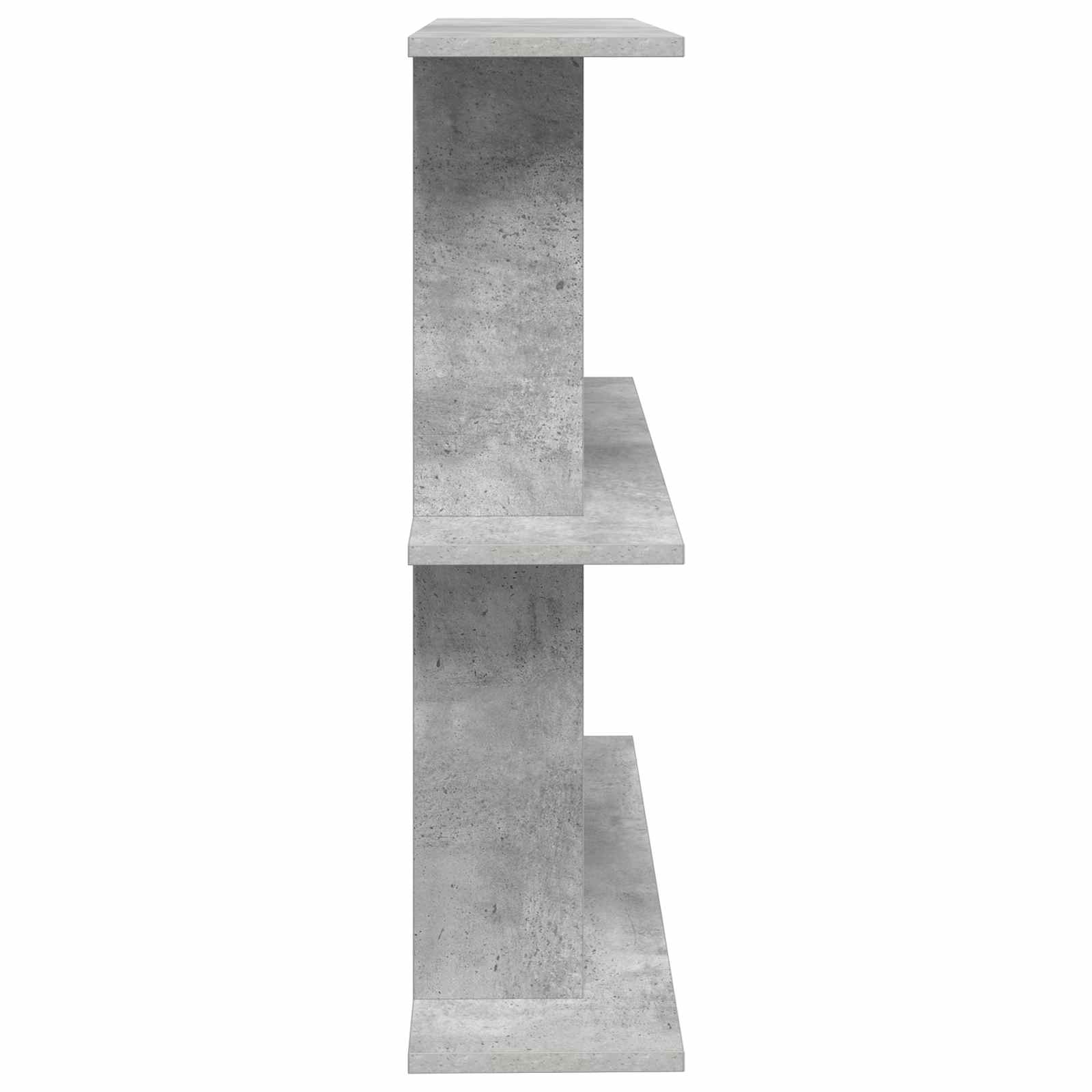 Wandregal Wandhalterung Grau 80 x 20 x 75 cm Holzwerkstoff