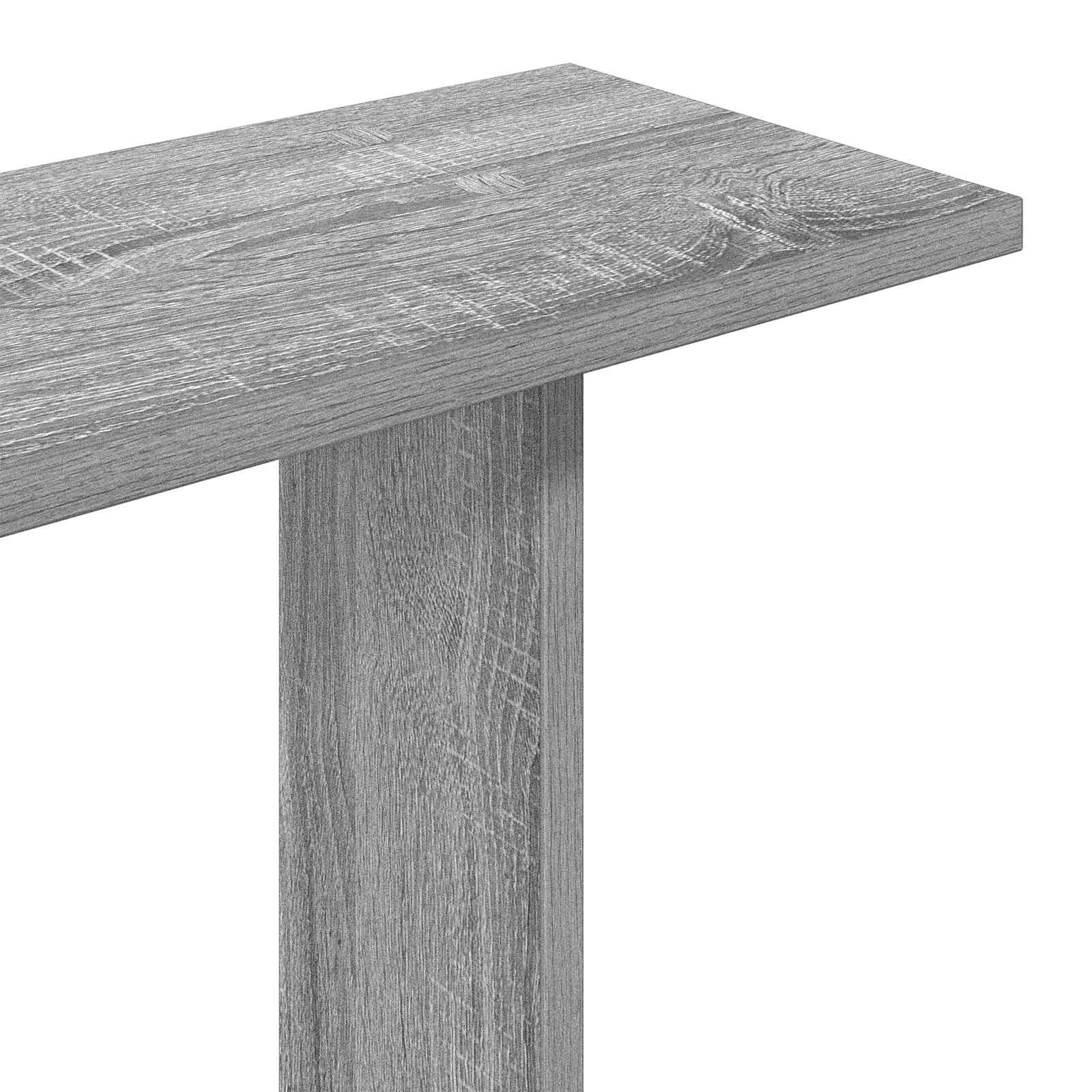 Wandregal Wandhalterung Grau 80 x 20 x 75 cm Holzwerkstoff