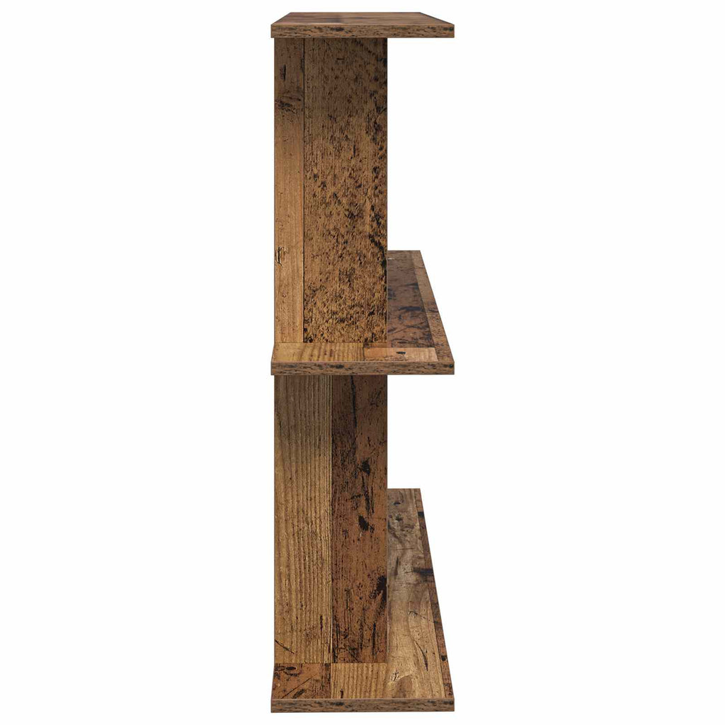 Wandregal Wandhalterung Braun 80 x 20 x 75 cm Holzwerkstoff
