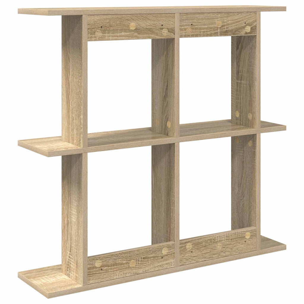 Wandregal Wandhalterung Braun 100 x 20 x 75 cm Holzwerkstoff