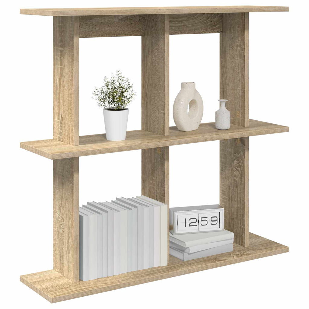 Wandregal Wandhalterung Braun 100 x 20 x 75 cm Holzwerkstoff