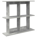 Wandregal Wandhalterung Grau 100 x 20 x 75 cm Holzwerkstoff