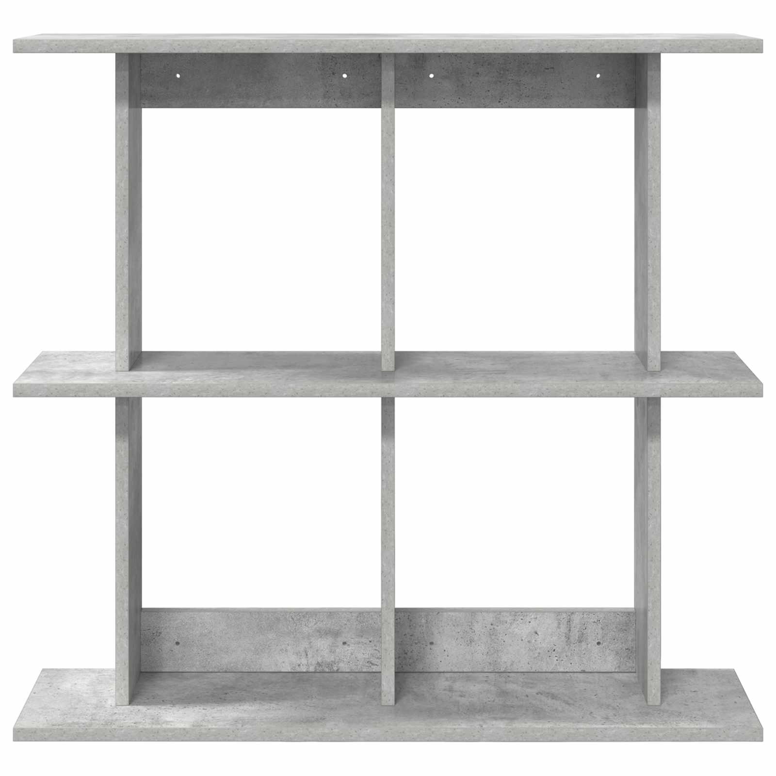 Wandregal Wandhalterung Grau 100 x 20 x 75 cm Holzwerkstoff