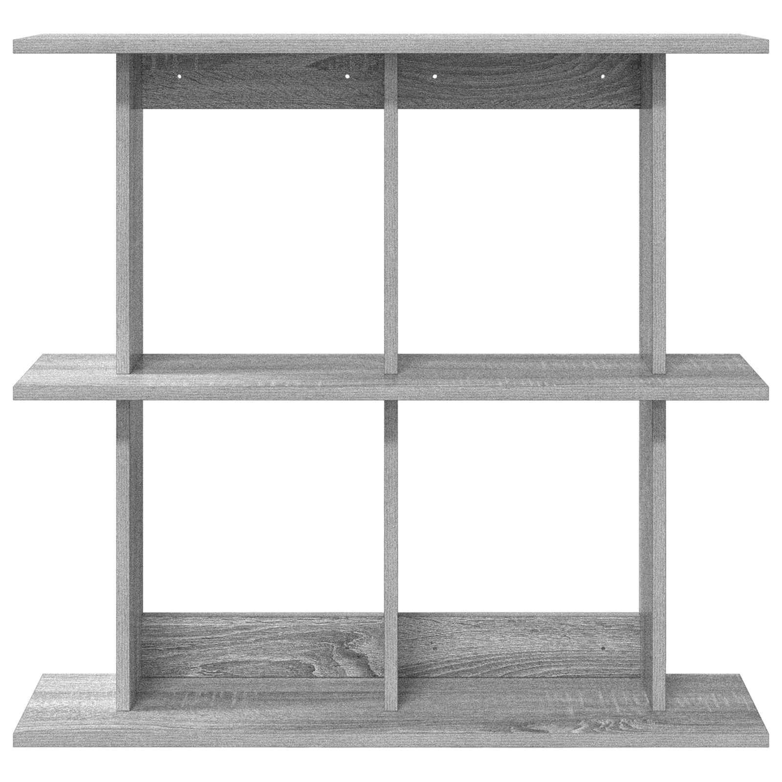Wandregal Wandhalterung Grau 100 x 20 x 75 cm Holzwerkstoff