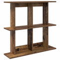 Wandregal Wandhalterung Braun 100 x 20 x 75 cm Holzwerkstoff
