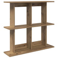 Wandregal Wandhalterung Braun 100 x 20 x 75 cm Holzwerkstoff
