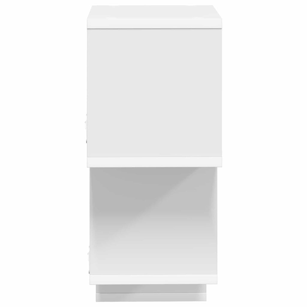 Schwebendes Regal Wandhalterung Weiß 87 x 20 x 55 cm