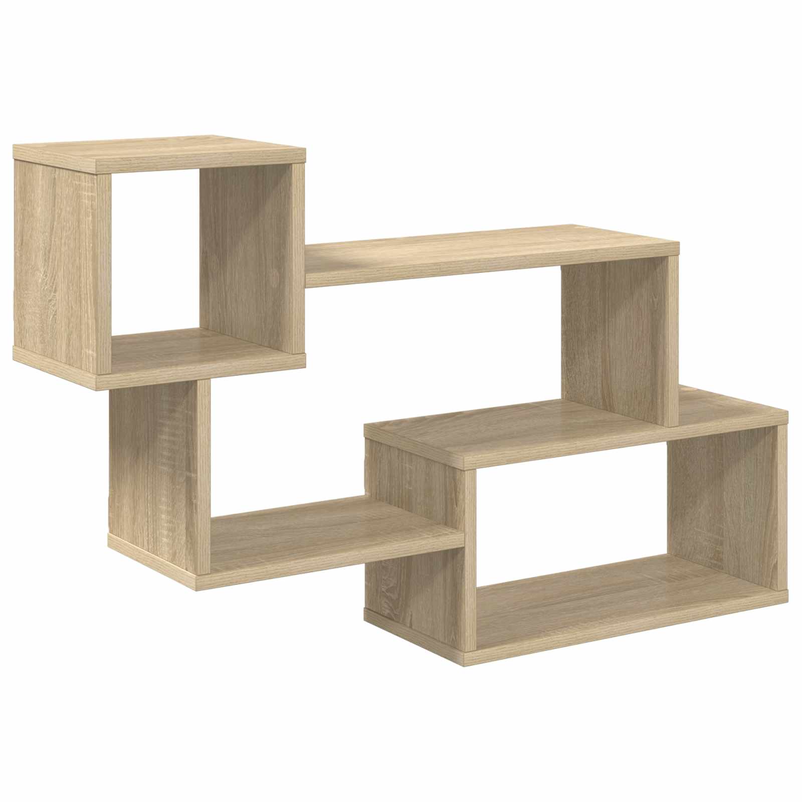 Schwebendes Regal Wandhalterung Braun 87 x 20 x 55 cm