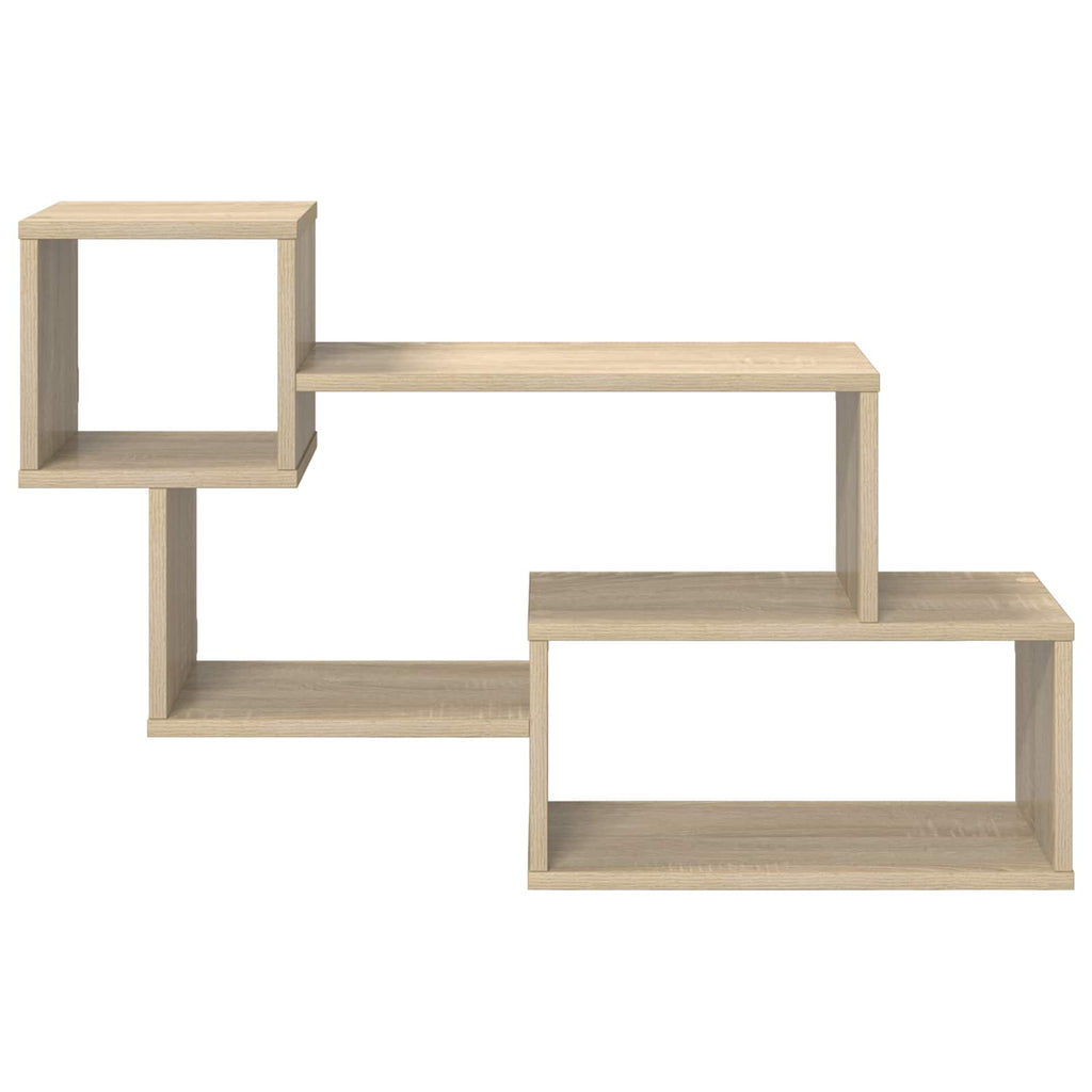 Schwebendes Regal Wandhalterung Braun 87 x 20 x 55 cm