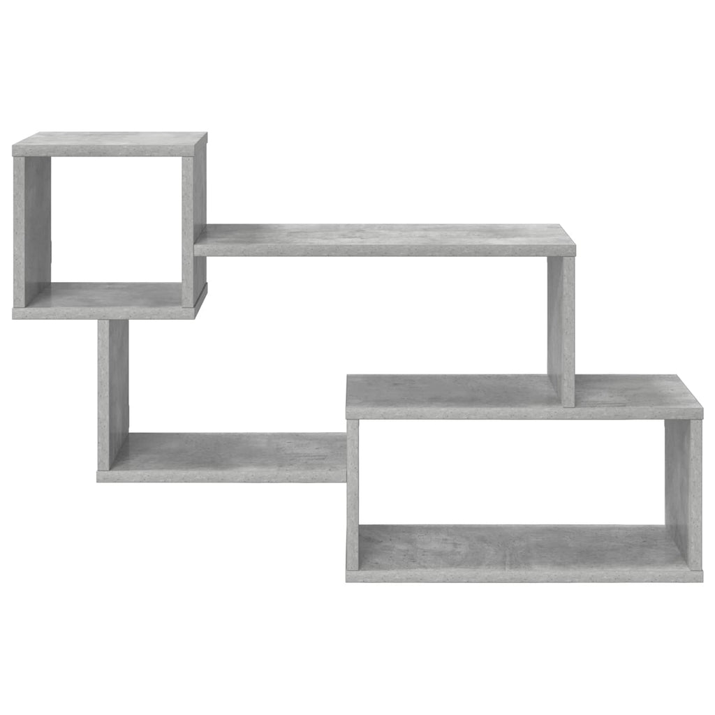 Schwebendes Regal Wandhalterung Grau 87 x 20 x 55 cm