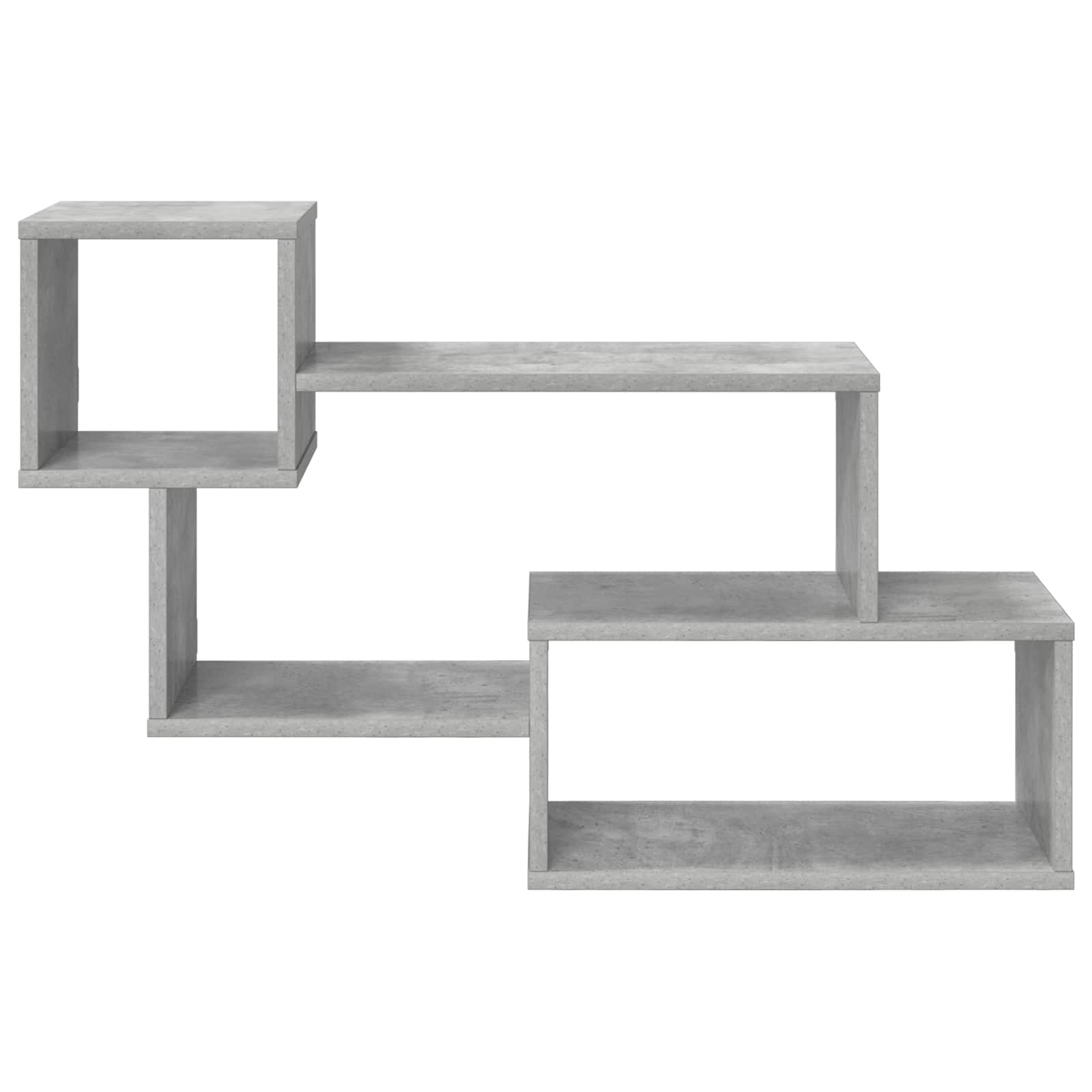 Schwebendes Regal Wandhalterung Grau 87 x 20 x 55 cm