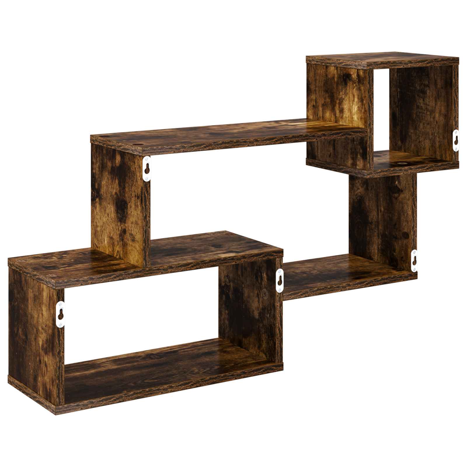 Schwebendes Regal Wandhalterung Braun 87 x 20 x 55 cm