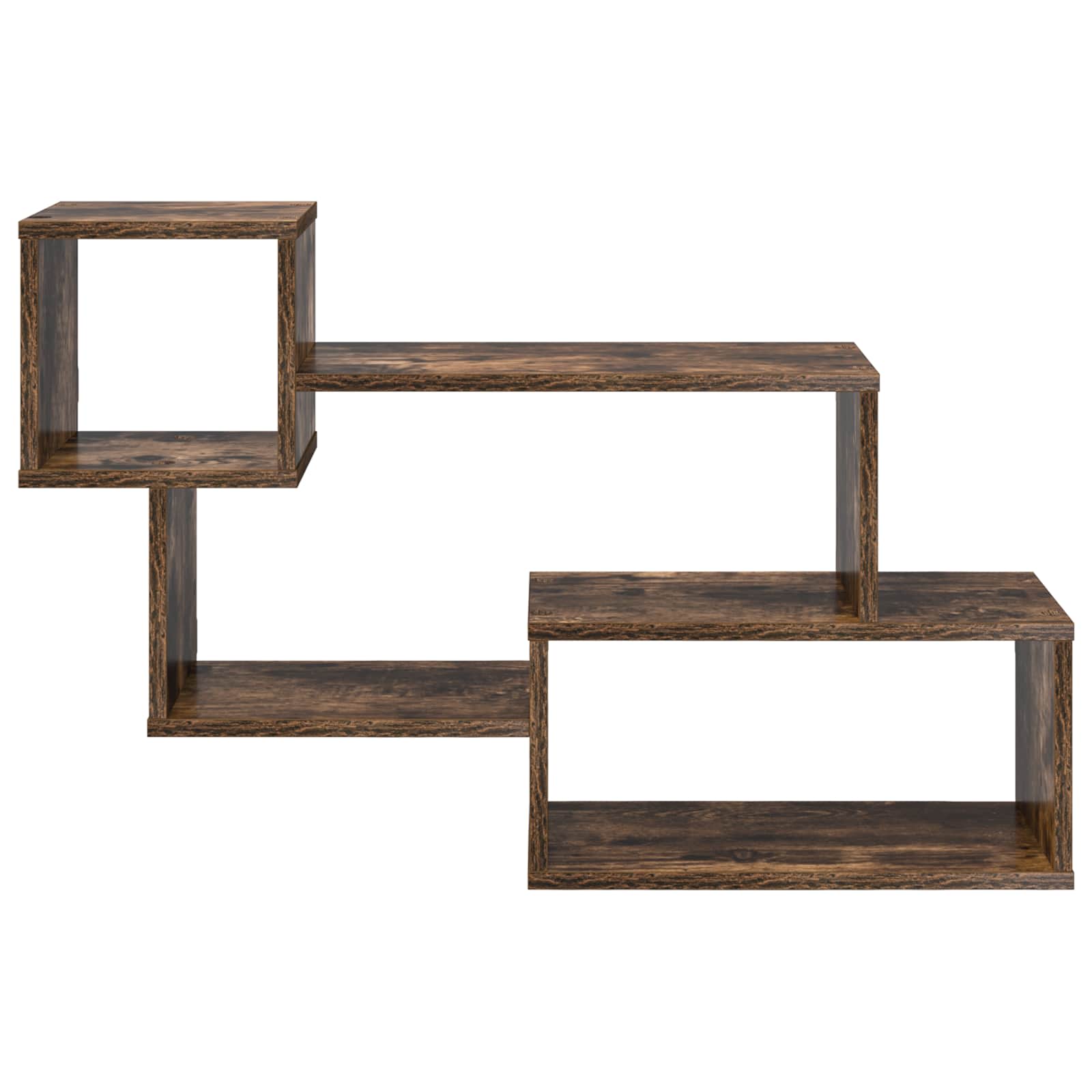 Schwebendes Regal Wandhalterung Braun 87 x 20 x 55 cm