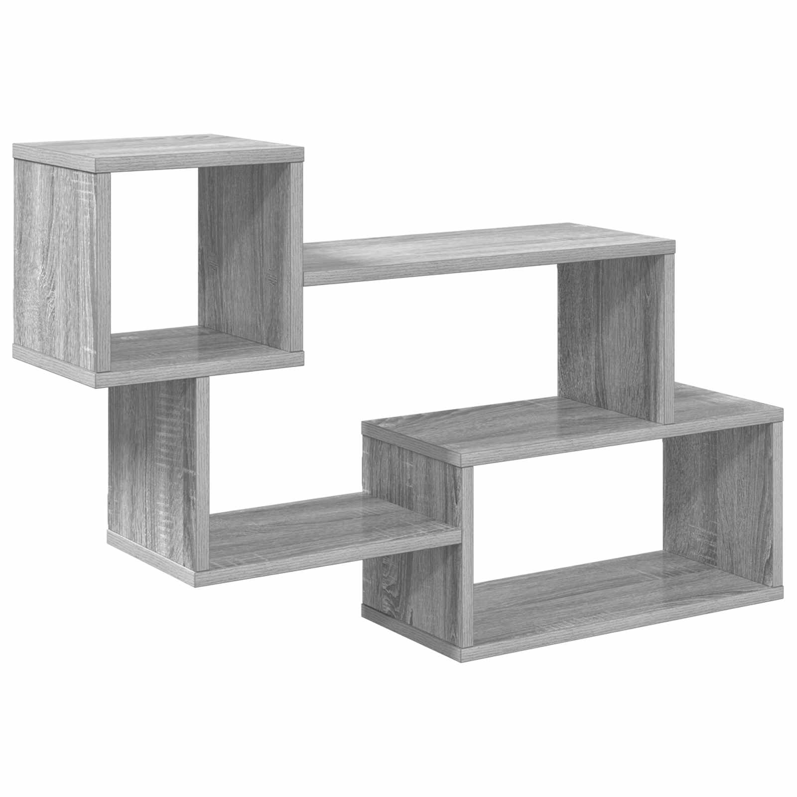 Schwebendes Regal Wandhalterung Grau 87 x 20 x 55 cm