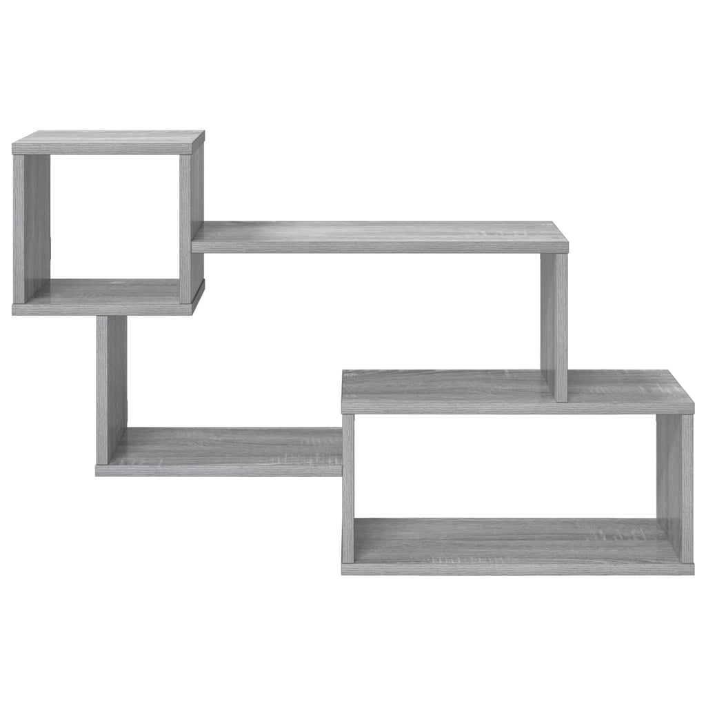 Schwebendes Regal Wandhalterung Grau 87 x 20 x 55 cm