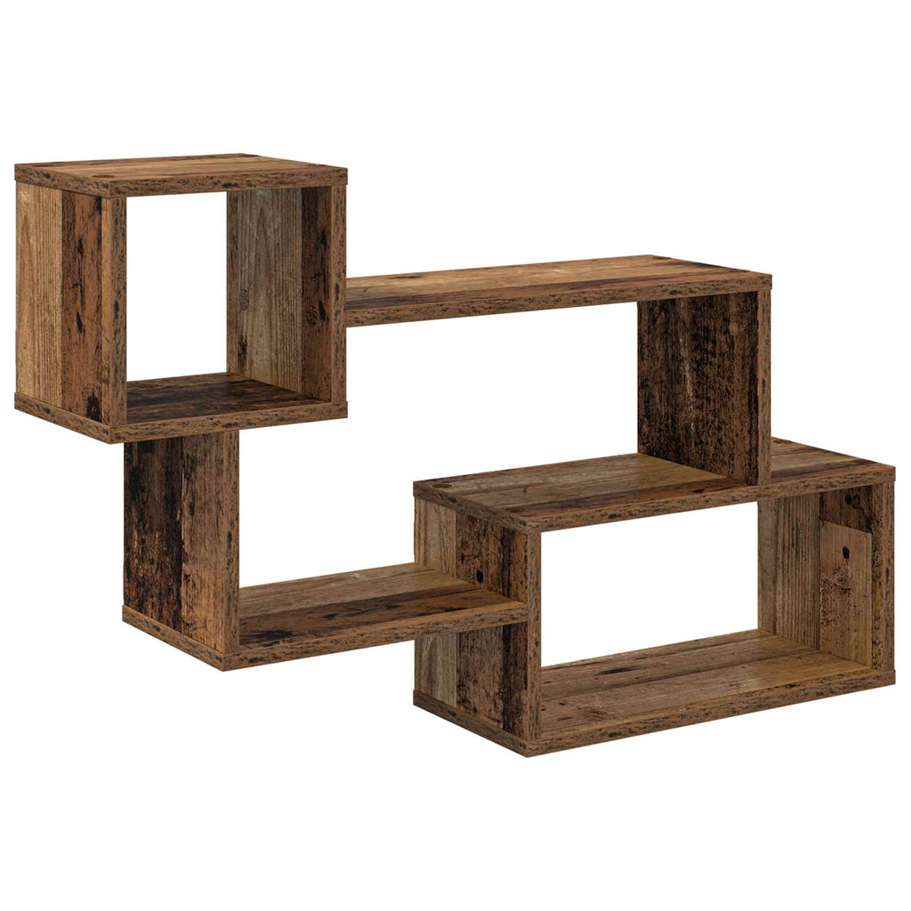 Schwebendes Regal Wandhalterung Braun 87 x 20 x 55 cm